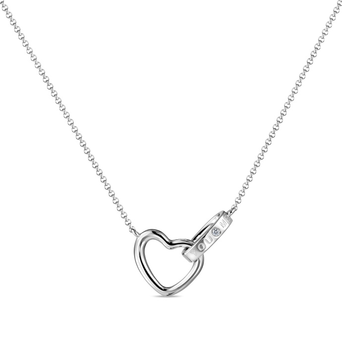 Колье с бриллиантом - фото 1