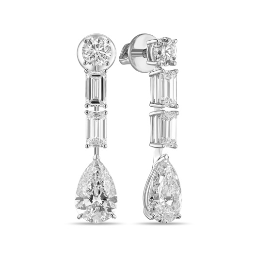 Серьги с бриллиантом