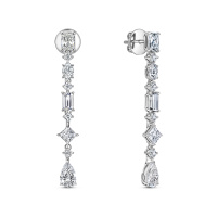 Серьги с бриллиантом - фото 1 Серьги с бриллиантом - фото 1