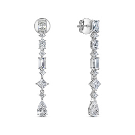 Серьги с бриллиантом