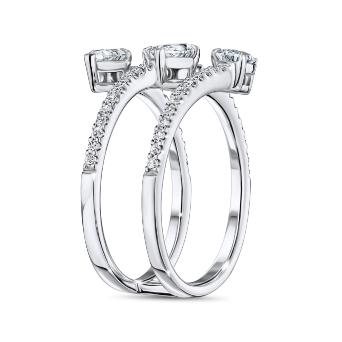 Кольцо с бриллиантами - фото 2