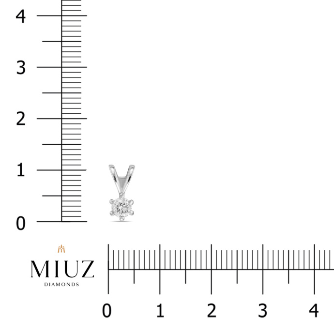 Подвеска с бриллиантом - фото 3