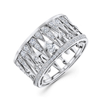 Кольцо с бриллиантами - фото 1