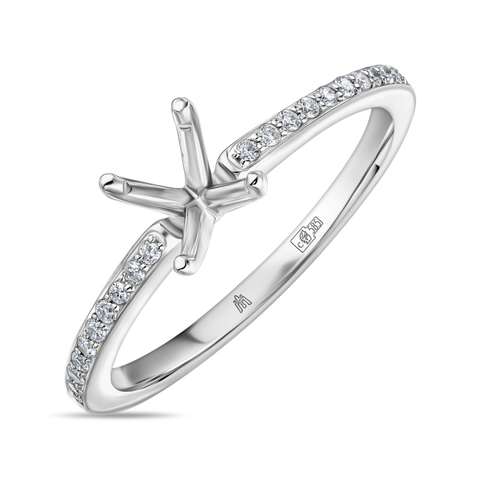 Кольцо с бриллиантами - фото 1 Кольцо с бриллиантами - фото 1