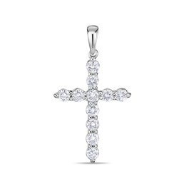 Крест с бриллиантом