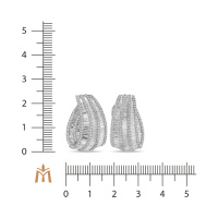 Серьги с бриллиантами - фото 2