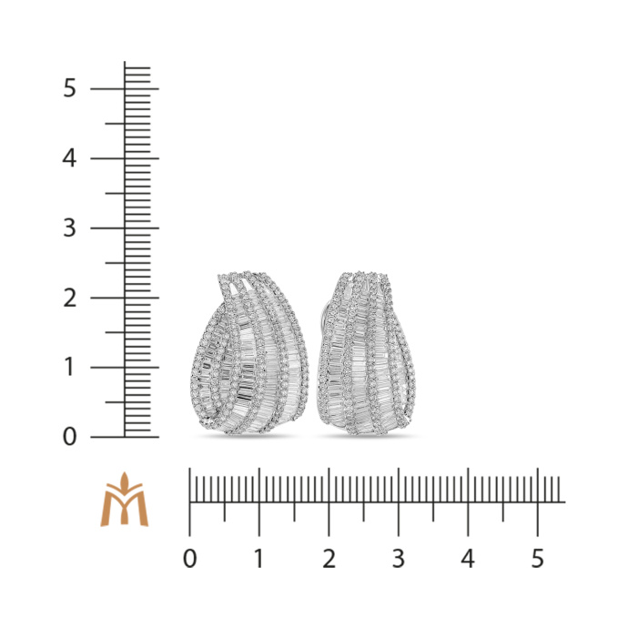 Серьги с бриллиантами - фото 2