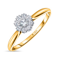 Кольцо с бриллиантом - фото 1 Кольцо с бриллиантом - фото 1