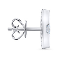 Серьги с бриллиантом - фото 2