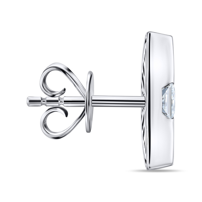 Серьги с бриллиантом - фото 2