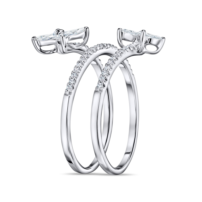 Кольцо с бриллиантами - фото 2