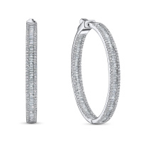 Серьги с бриллиантами - фото 1