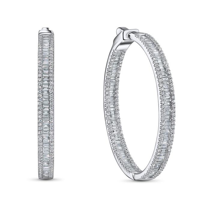 Серьги с бриллиантами - фото 1