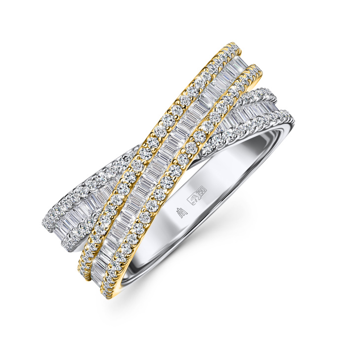 Кольцо с бриллиантами - фото 1 Кольцо с бриллиантами - фото 1