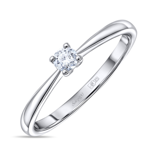 Кольцо с бриллиантом