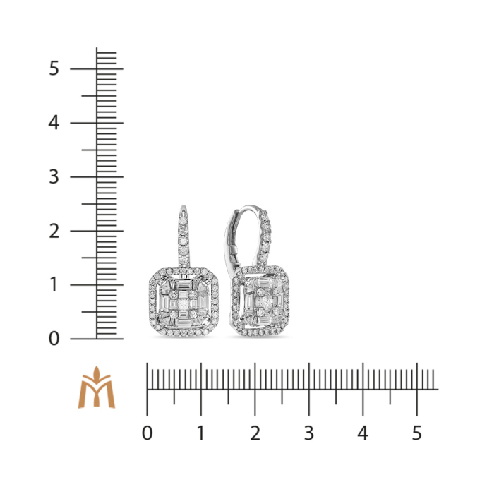 Серьги с бриллиантами - фото 2 Серьги с бриллиантами - фото 2