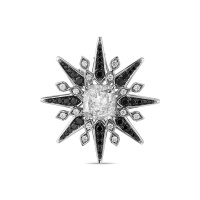 Брошь с бриллиантами, облагороженными бриллиантами и облагороженными бриллиантами - фото 1 Брошь с бриллиантами, облагороженными бриллиантами и облагороженными бриллиантами - фото 1