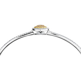 Браслет жесткий с бриллиантами