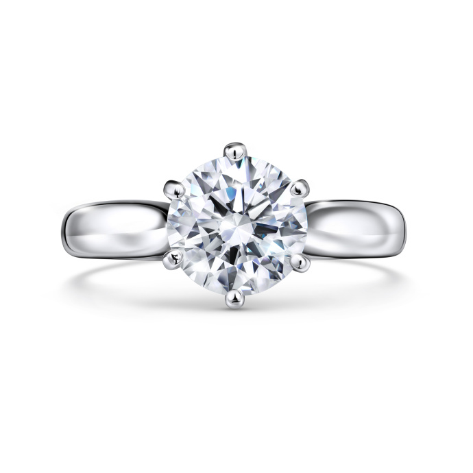 Кольцо с бриллиантом - фото 1 Кольцо с бриллиантом - фото 1