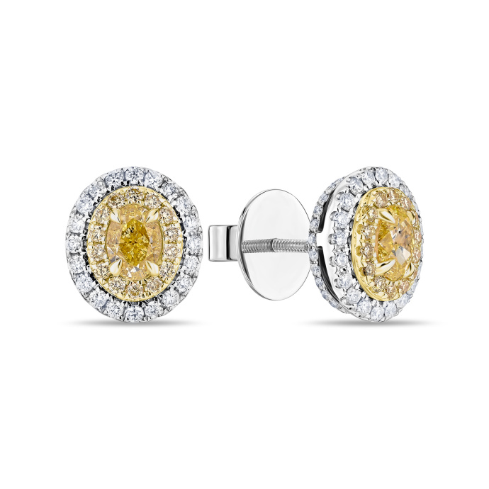 Серьги с бриллиантами - фото 1