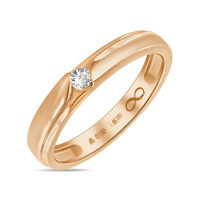 Кольцо с бриллиантом - фото 1