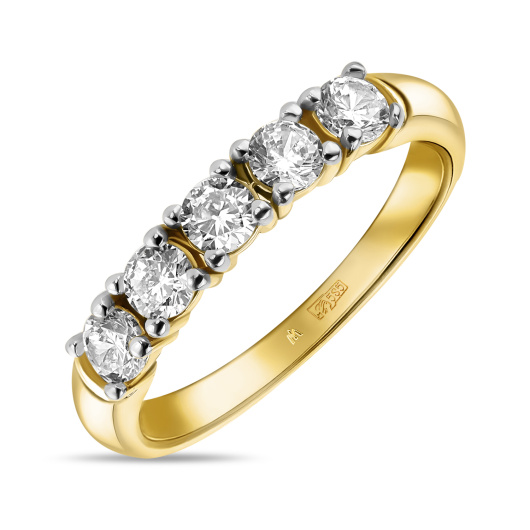 Кольцо с фианитом