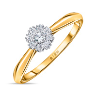 Кольцо с бриллиантом - фото 1 Кольцо с бриллиантом - фото 1