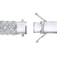 Браслет жесткий с бриллиантами - фото 3