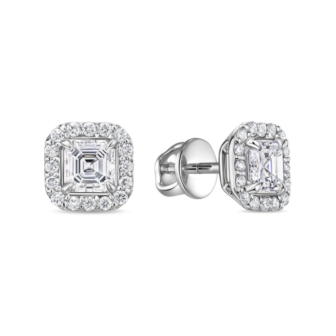 Серьги с бриллиантами - фото 1 Серьги с бриллиантами - фото 1