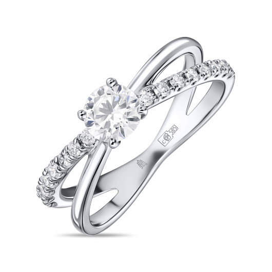 Кольцо с бриллиантом