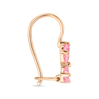 Серьги с фианитами - фото 2 Серьги с фианитами - фото 2