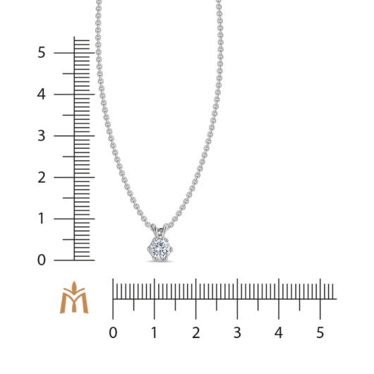 Колье с бриллиантом