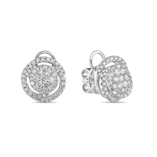 Серьги с бриллиантом