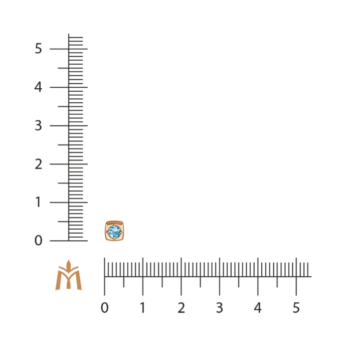 Подвеска с топазом - фото 2