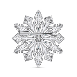 Брошь с бриллиантами и жемчугом