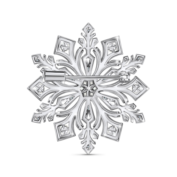 Брошь с бриллиантами и жемчугом - фото 2