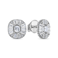 Серьги с бриллиантами - фото 1