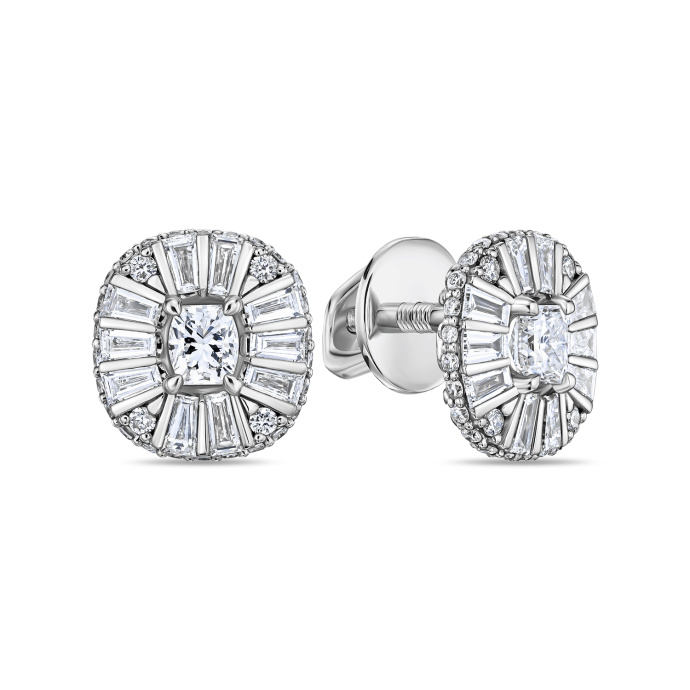 Серьги с бриллиантами - фото 1