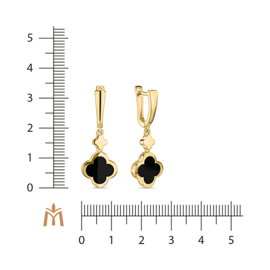 Серьги с эмалью