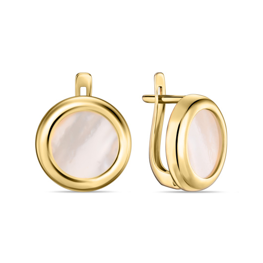 Серьги с перламутром