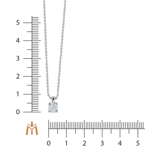 Колье с бриллиантом