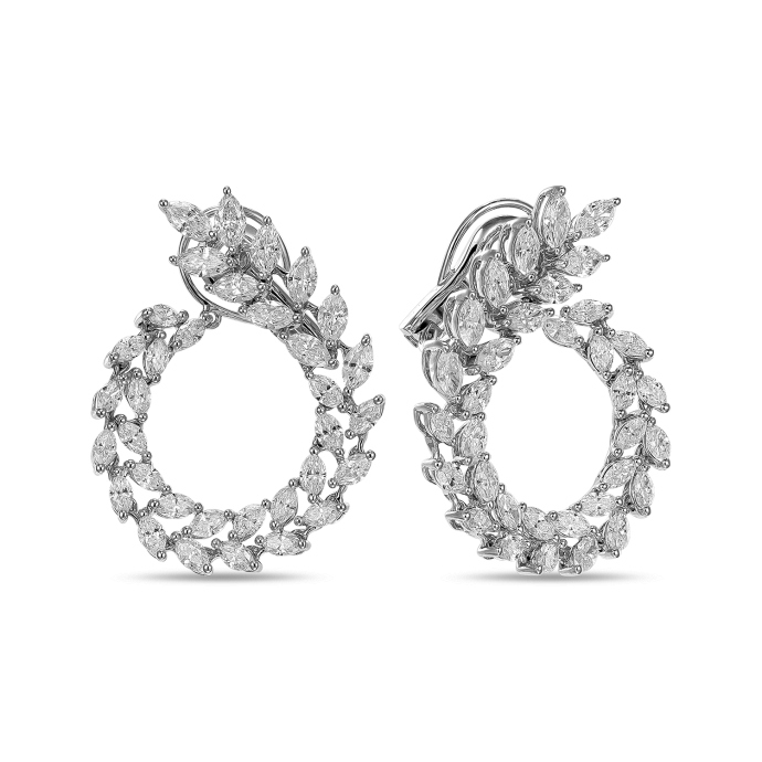 Серьги с бриллиантами - фото 1 Серьги с бриллиантами - фото 1