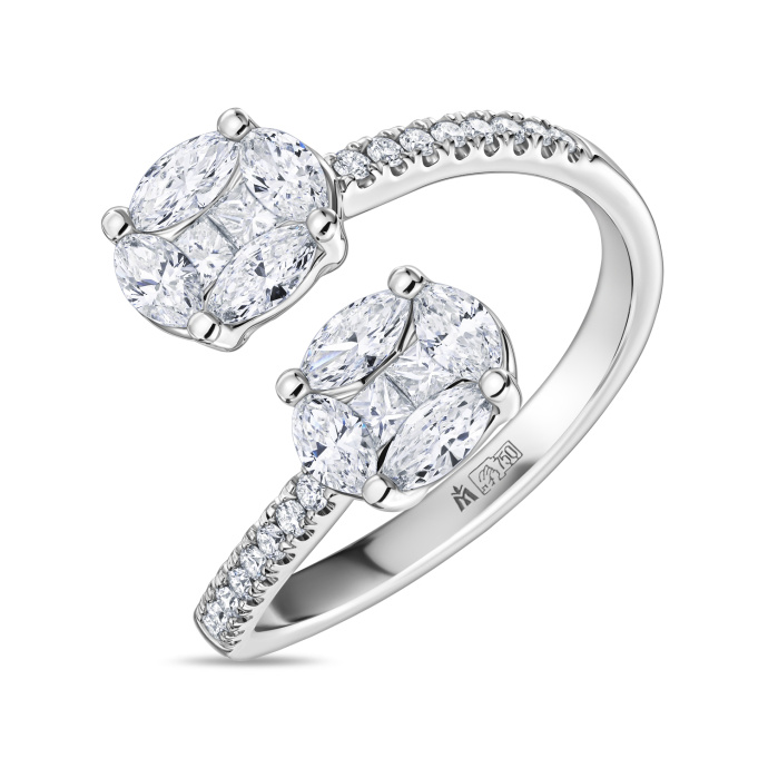 Кольцо с бриллиантами - фото 1 Кольцо с бриллиантами - фото 1