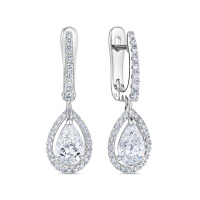 Серьги с бриллиантом - фото 1 Серьги с бриллиантом - фото 1