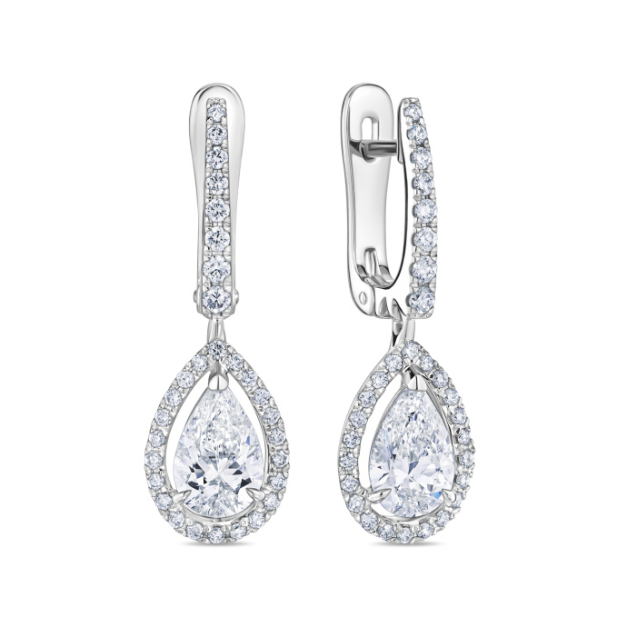 Серьги с бриллиантом - фото 1 Серьги с бриллиантом - фото 1