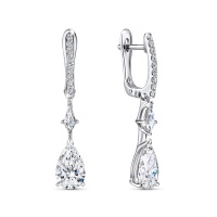 Серьги с бриллиантом - фото 1 Серьги с бриллиантом - фото 1