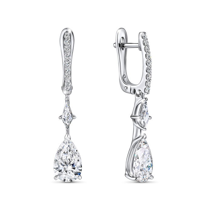 Серьги с бриллиантом - фото 1 Серьги с бриллиантом - фото 1