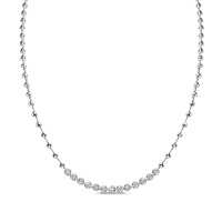 Колье с бриллиантом - фото 1