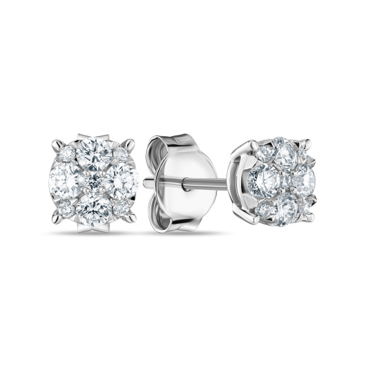 Серьги с бриллиантом