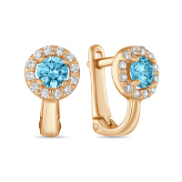 Серьги с фианитами - фото 1 Серьги с фианитами - фото 1